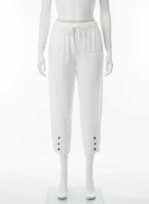 Pantalon léger coton femme ample vintage quotidien - Vue 1 - Pantalon léger