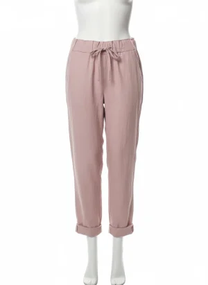 Pantalon léger coton lin femme respirant grande taille - Vue 1 - Pantalon léger