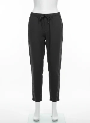 Pantalon léger coton lin homme streetwear décontracté - Vue 1 - Pantalon léger