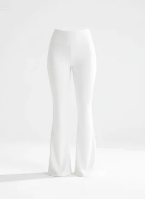 Pantalon léger évasé extensible yoga femme quotidien - Vue 1 - Pantalon léger