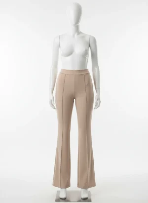 Pantalon léger évasé slim style business femme - Vue 1 - Pantalon léger