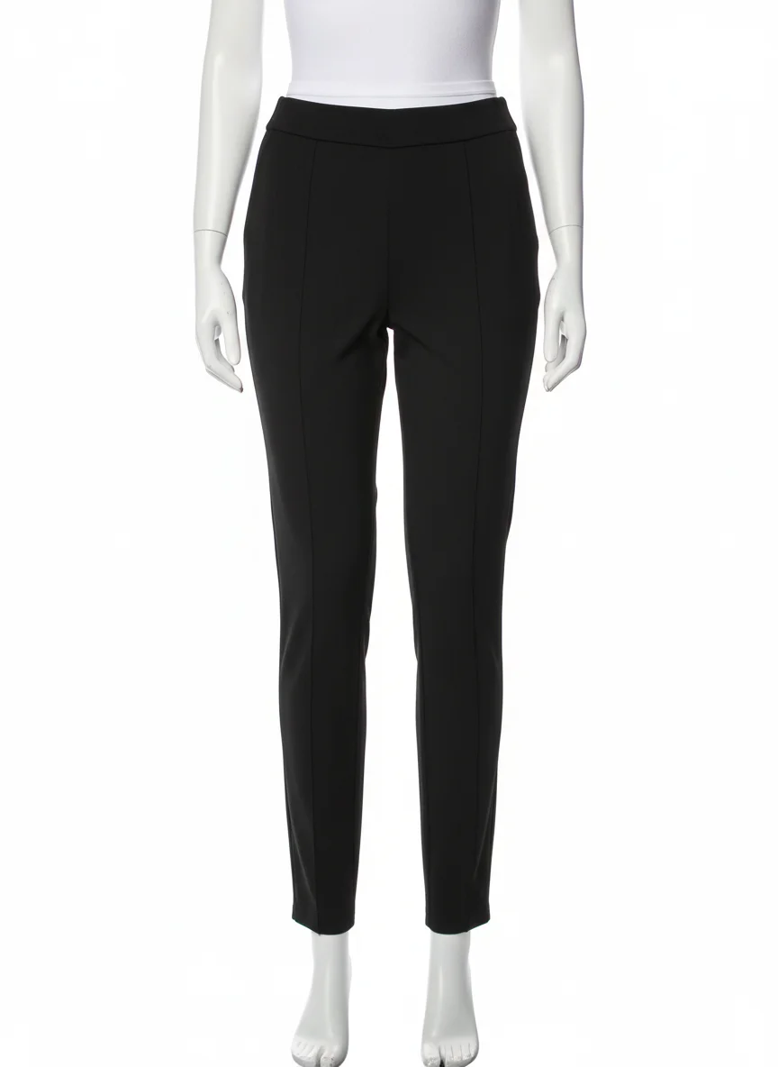 Pantalon léger extensible femme minimaliste bureau chic - Vue 1 - Pantalon léger