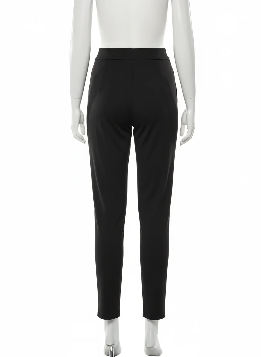 Pantalon léger extensible femme minimaliste bureau chic - Vue 2 - Pantalon léger