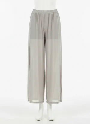 Pantalon léger nylon danse classique femme ample - Vue 1 - Pantalon léger