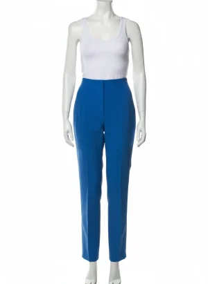 Pantalon léger professionnel droit taille haute femme - Vue 1 - Pantalon léger